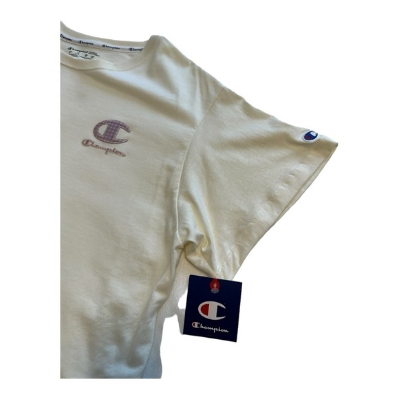 Champion Women’s Short Sleeve Crewneck Crop Top - Size XL - Picture 5 of 11